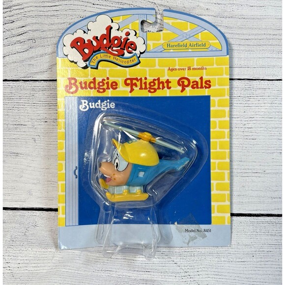 1994 Budgie The Little Helicopter 'Flight Pals' Budgie Hairefield Airfield NEW - Picture 1 of 3